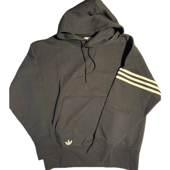 Adidas 3-Stripes Hoodie and Wide Leg Track Pants NEW - Picture 6 of 16